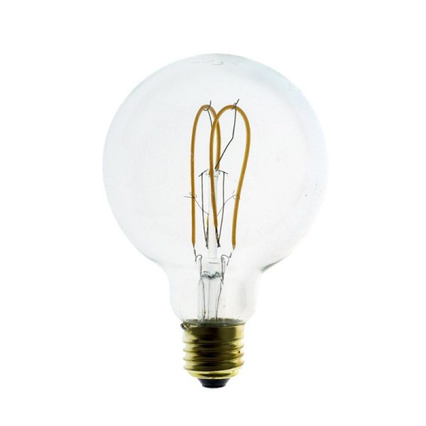 Edison Soft žiarovka, LED žiarovka - GLOBUS - 5W, E27, Stmievateľná, 2200K (1)