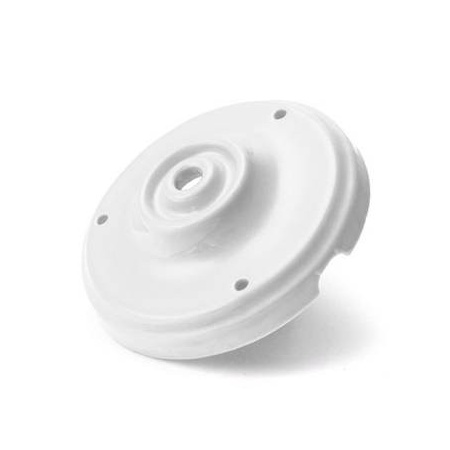 Porcelánová stropná rozeta v bielej farbe