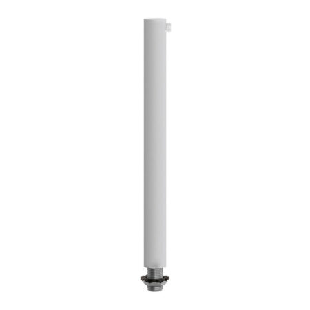 Kovový zámok na odľahčenie kábla 15cm • samica • biela farba