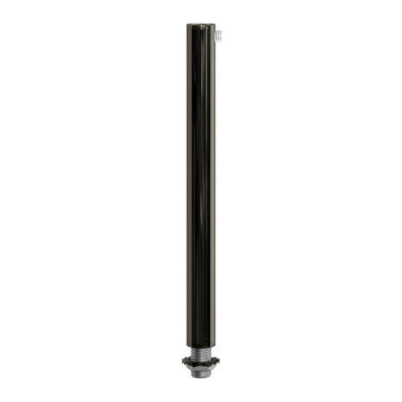 Kovový zámok na odľahčenie kábla 15cm • samica • čierna perleťová farba