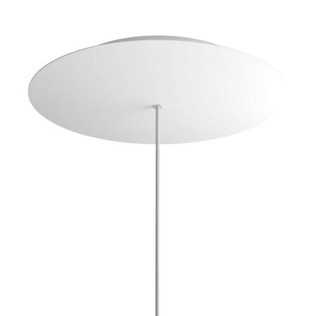 XXL Okrúhla kovová stropná rozeta s priemerom 40 cm a 1 otvorom,