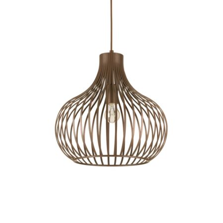 Svietidlo závesné ONION SP1 D38 v hnedej farbe | Ideal Lux
