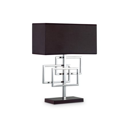 Moderná stolová lampa v chrómovej úprave LUXURY TL1 | Ideal Lux