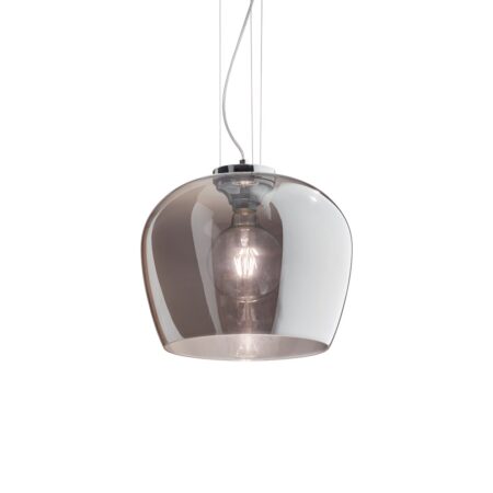 Sklenené svietidlo s dymovým tienidlom BLOSSOM SP1 FUMÈ | Ideal Lux