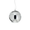 Moderný luster so sférickým difúzorom v chrómovej farbe NEMO SP1 D20 | Ideal Lux