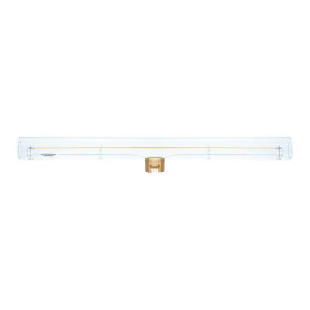 Priehľadná LED žiarovka S14d, 30 cm, Teplá biela, 350lm, Stmievateľná