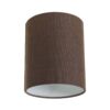 Tienidlo na lampu v hnedej farbe s priemerom 15cm