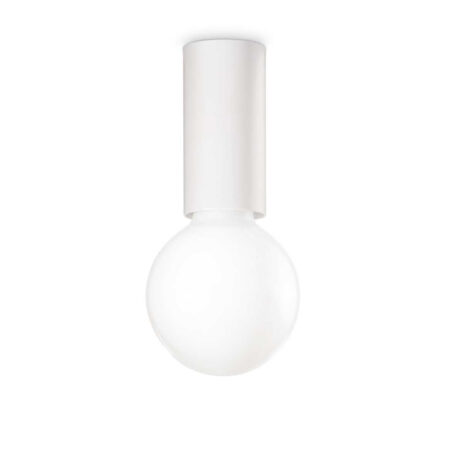 Kovové svietidlo na strop PETIT PL1, biela farba | Ideal Lux