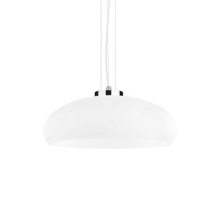 Biely sklenený závesný luster ARIA SP1 | Ideal Lux