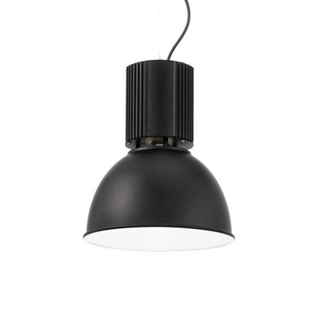 Retro závesné kovové svietidlo HANGAR SP1, čierna farba | Ideal Lux