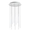 Dizajnový závesný luster FILO SP12, biela farba | Ideal Lux