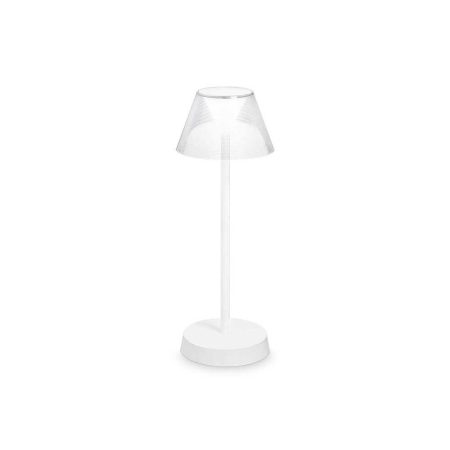 Exterierová LED stolová lampa LOLITA TL, biela farba | Ideal Lux