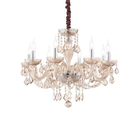 Kryštálový závesný luster ROSE SP8 | Ideal Lux