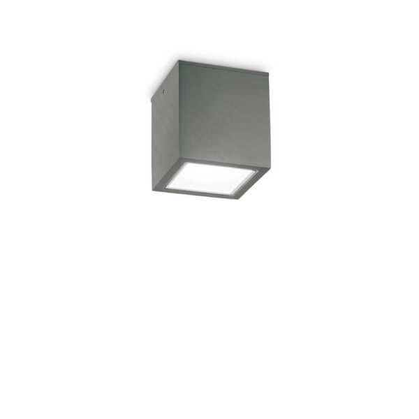 Vonkajšie stropné svietidlo TECHO PL1 SMALL, IP54, antracitová farba