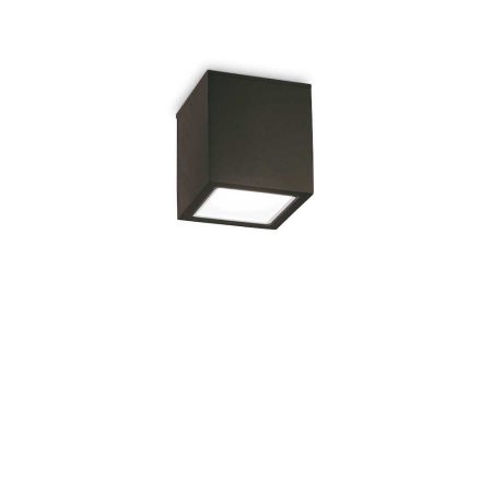 Vonkajšie stropné svietidlo TECHO PL1 SMALL, IP54, čierna farba
