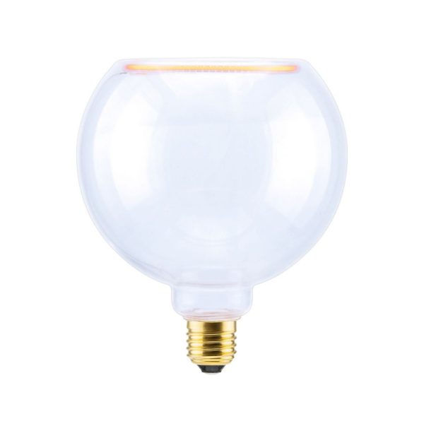 LED Globe G150 Číra dizajnová žiarovka 6W, 1900K, 320lm, Stmievateľná