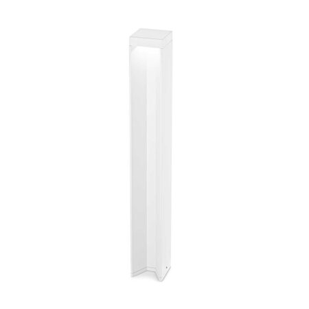 LED záhradná stojacia lampa KURT PT 4000K, IP54, biela farba | Ideal Lux