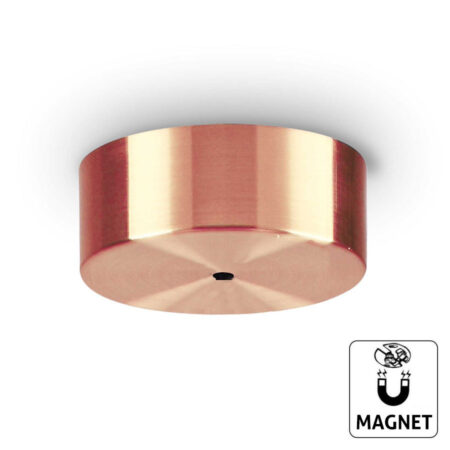 Magnetická stropná rozeta v medenej farbe