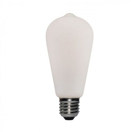 LED porcelánová žiarovka ST64, 6W, E27, Stmievateľná