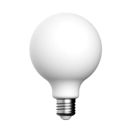 LED žiarovka s porcelánovým efektom E27, CRI95, G95, 7.2W, 2700K, Stmievateľná