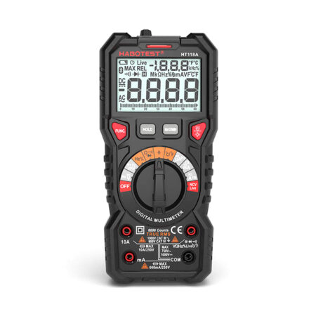 Digitálny multimeter s baterkou Habotest HT118A, True RMS, NCV