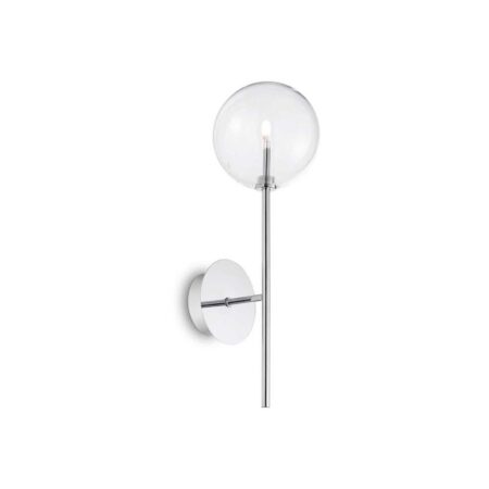 Nástenná lampa EQUINOXE AP1 v striebornej farbe