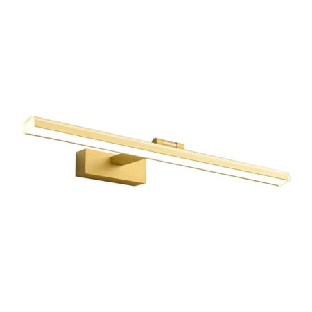 Kúpeľňové nástenné LED svietidlo v zlatej farbe, 60cm, 12W