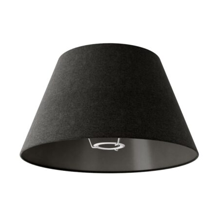 Tienidlo pre podlahovú lampu alebo nástenné svietidlo - Impero M, Dark grey wool