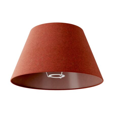 Tienidlo pre podlahovú lampu alebo nástenné svietidlo - Impero M, Lobster red wool